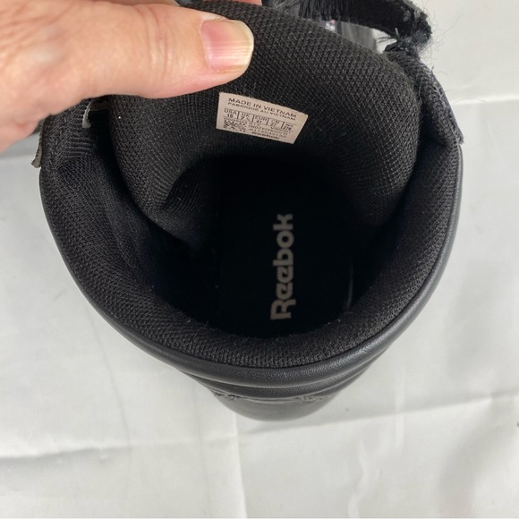 Reebok freestyle Hi Pump v63001 black leather high top sneaker size 10 - Picture 9 of 12
